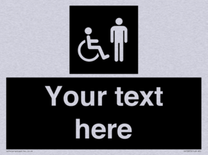 Custom information: black panel disabled and male